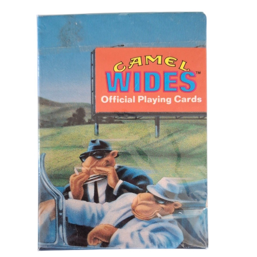 Vintage 1992 Camel Wides Official Playing Cards Joe Camel Sealed New RJRTC